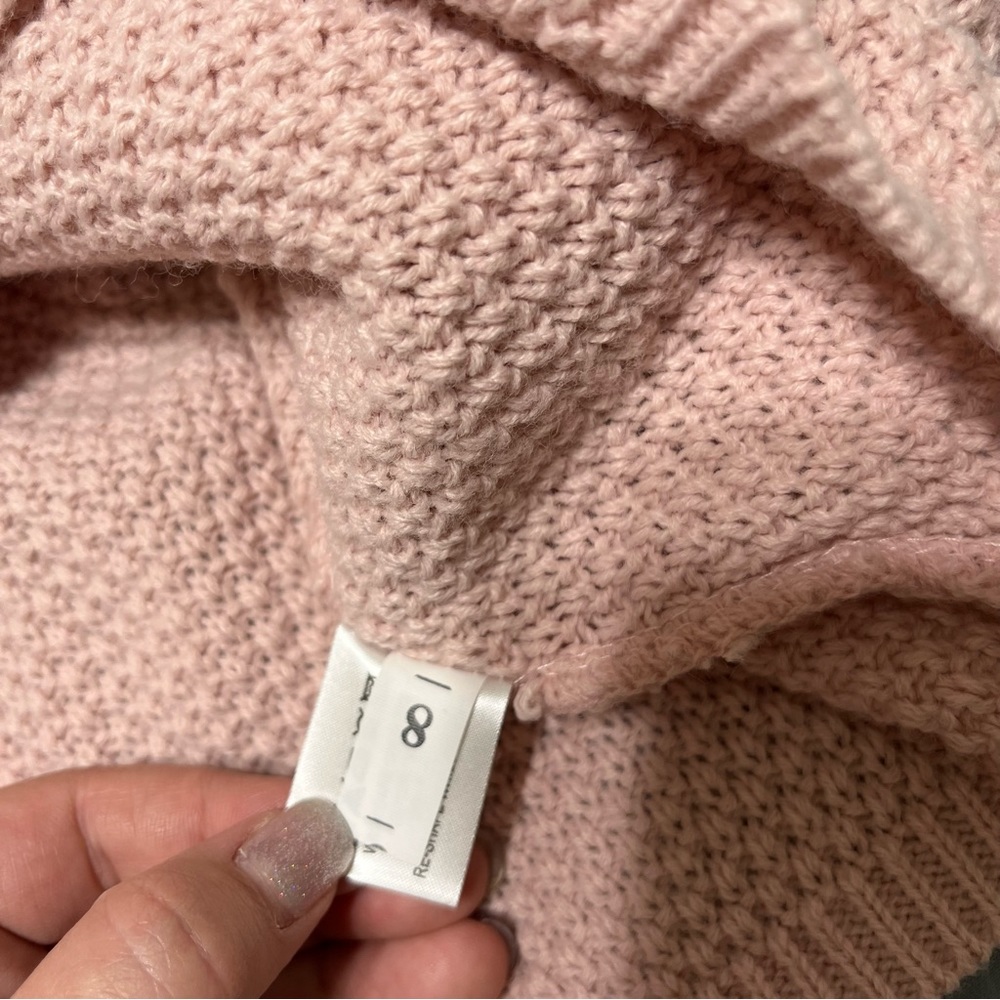 Nasty Gal Pink Off-the-Shoulder Sweater size 8 - Picture 8 of 12